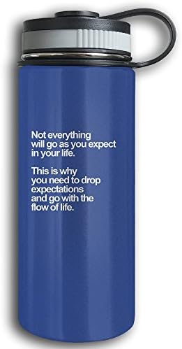 Artistic Word Stainless Steel Insulated Funtainer Thermos Cup Unbreakable Simple Modern WOMEN Thermos Bottle For Hot And Cold Drinks Height 7.8 "diameter 2.9" 18.7oz