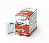 Medi-First 80833 Ibuprofen, 50 packets of 2, Pain Reliever