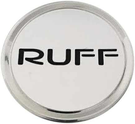 RUFF Racing 891C01 Chrome Wheel Center Cap
