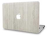 KECC Laptop Case for MacBook Pro 13" (2019/2018/2017/2016) Plastic Hard Shell Cover A2159/A1989/A1706/A1708 Touch Bar (Pine Wood 2)