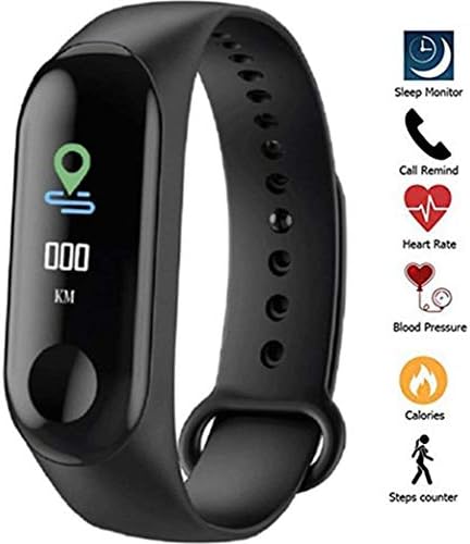 Tygot M3 Smart Band for Men Women Fitness Tracker for Sports/Gym Lovers | Has Heart Rate Monitor Activity Tracker, Steps/Calorie Burnt Counter