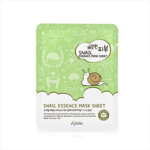 Esfolio Pure Skin Snail Essence Mask Sheet (10 Sheet per Pack)