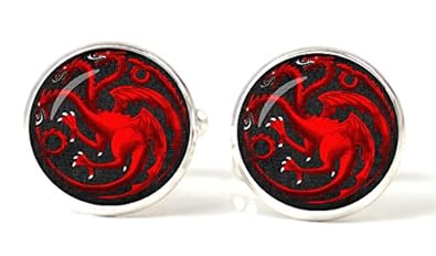 Manschettenknopfe Magglass Haus Targaryen Game Of Thrones