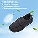 Secret Slippers Men’S Adjustable Extra Wide Width Slippers Suitable For Arthritis Edema Diabetic Swollen Feet Shoes, Black Mesh, 11 M USthumb 3