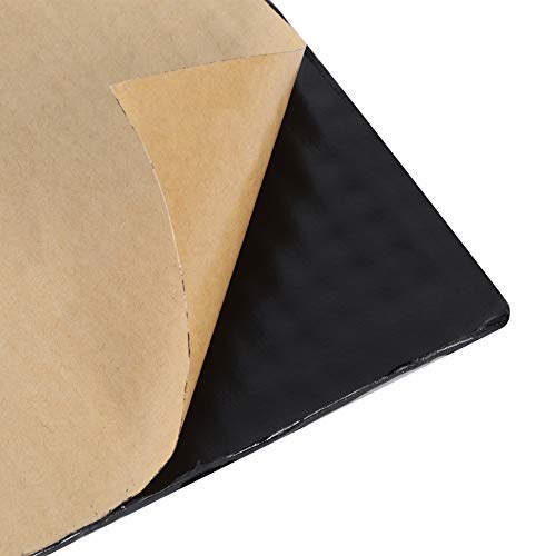 Car Sound Deadening Mat,47pcs 9.8x15.8inch 1.3mm Thickness 50sqft Butyl Automotive Sound Deadener Audio Noise Insulation and dampening