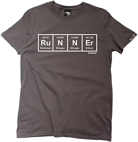Men's Personal Best Runner Periodic Table T Shirt Casual Funny Running Tee