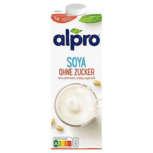 Alpro Soya Drink ungesüßt, ohne Zuckerzusatz, 100 % pflanzlich - 1L - 6x – Bild 3