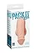 Doc Johnson - Pack It - Prosthetic Flaccid Penis - Realistic Size and Feel - Lite (110 g) - Vanilla
