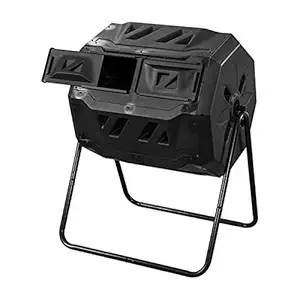 CALANDIS Tumbling Compost Tumbler Fast Working 160L Waste Bins for Garden Outdoor | 1 Compost Bin