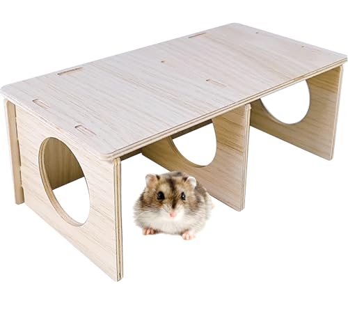 Hamiledyi Wooden 2-Chamber Hideout