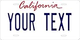 PhotoZoneGa 50 State Personalized Custom Novelty Tag Vehicle Auto Car Bike Bicycle Motorcycle Moped Key Chain License Plate (California 1996)