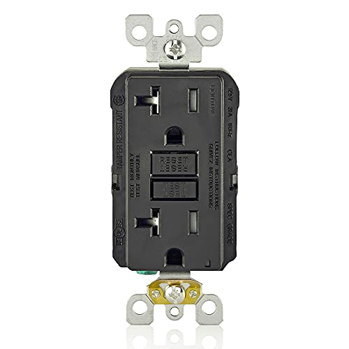 Leviton Slim GFCI Outlet Tamper-resistant GFTR2-E