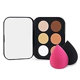 RUIMIO Contour Kit Portable Cream Contour Palette Mini-Size 6 Colors