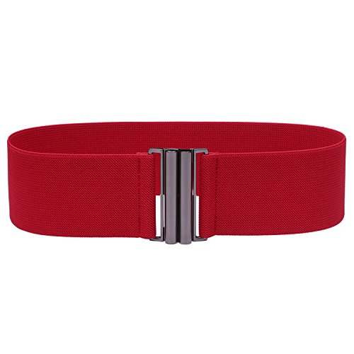 Syuer Womens Wide Elastic Waist Belt Cinch Belt Trimmer Stretch Waistband