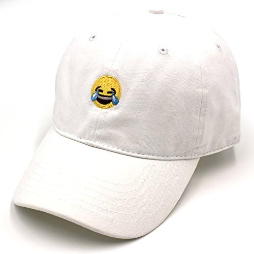 Best Face Emoji Crying Laughing Dad Hat Cap Vintage Hipster Instagram