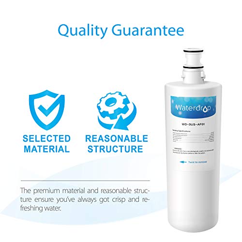 Waterdrop 3USAF01 Undersink Water Filter, Replacement for Standard 3US