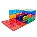 PicassoTiles 12pc Supersized Magnetic Building Tile Base Plate Jumbo XL Foundation Stabilizer Boards STEM Engineering Construction Kit for Kids Educational Learning Toy Magnet Blocks Stacking Set PT12