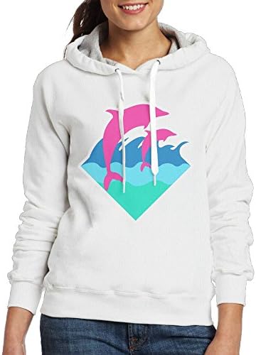 DENGDENG Dolphin Woman's Hooded Sweatshirt - Pullover Hoodie, Classic &amp; Comfortable Hooded Sweatshirt