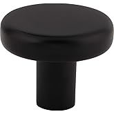 Elements 1-1/4" Diameter Matte Black Gibson Cabinet Knob