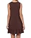 Womens Summer T Shirt Dress Plain Ruffle Loose Casual Plus Size Swing Sundress With Pockets GABREBI