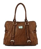 Scarleton Medium Belt Accent Tote Bag H126404 - Brown