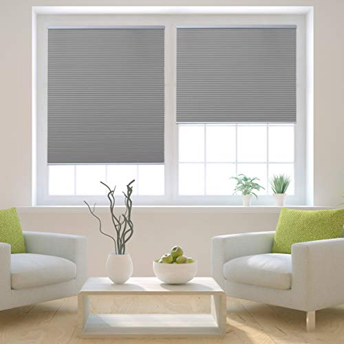 Blackout Cellular Shades Single Cell Cordless Room Darkening Shade for