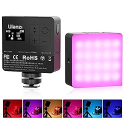 ULANZI VL49 Pro RGB Video Light, Mini Rechargeable