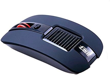 Kowellshine T003 New Version Solar Wireless Mouse Plus Solar Energy Powered Mouse----Black
