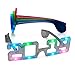Light Up LED 2019 Graduation Party Novelty Glasses, Assorted Colors (Set of 4)