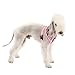 puppia Junior Over-The-Head Dog Harness Checkered Pattern No Choke No Pull Adjustable Chest Belt Walking Training for Small and Medium Dog, Medium, Pink