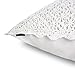 Phantoscope 100% Cotton Handmade Crochet White Decorative Throw Pillow Case Cushion Cover 18