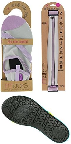 FitKicks Shoes with FitZip Waist Pack, Choose Color and Size