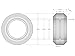 Polycarbonate Solid Wheel Kit for V-Slotted Aluminum Extrusion (Pack of 20)