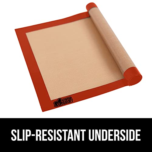 Gorilla Grip Non Stick Silicone Baking Mat Sheet, 2 Pack, Reusable