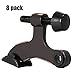 HOMOTEK 8 Pack Hinge Pin Oil Rubbed Bronze Door Stopper,Adjustable Deluxe Heavy Duty Door Stopper 2-1/2"x1-3/4",with Black Rubber Bumper Tips primary