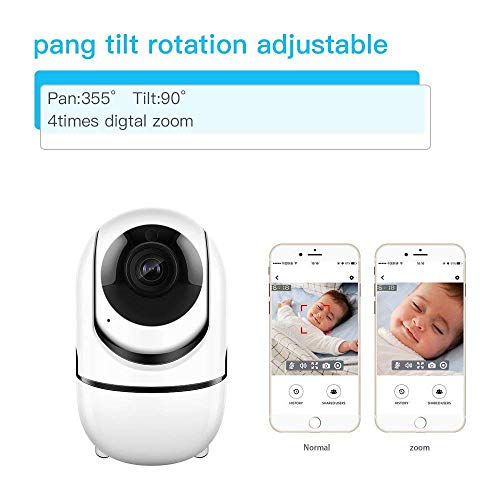 Wireless Security WiFi Camera,ANBAHOME IP Camera for Home Security Surveillance Baby/Pet Monitor with PTZ Two Way Audio Motion Detection Night Vision. iOS, Android App