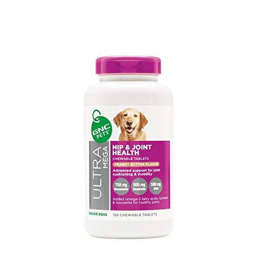 GNC Pets Ultra Mega Hip & Joint Health Chewable Tablets Dog Supplement