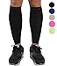 ChinFun Calf Compression Sleeve 20-30mmHg Leg Support Graduated Pressure Socks Running Guards - Shin Splints Circulation Recovery Varicose Veins Pain Relief Sports Gear Men Women Black M