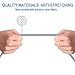 QIANXIANG Lightning Cable,Nylon USB Charging Syncing Cord Charger for iPhone X,8/8Plus,SE,6s,6Plus,6,7Plus, iPad/Mini,iPod 7,(4 Pack)(3FT 6FT 6FT 10FT)(Grey White)