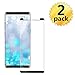 [2 Pack] Samsung Galaxy Note 9 Tempered Glass Screen Protector, Xacxin [HD Clear][Anti-Bubble][9H Hardness][Anti-Scratch][Anti-Fingerprint] Screen Protector Note 9 Black