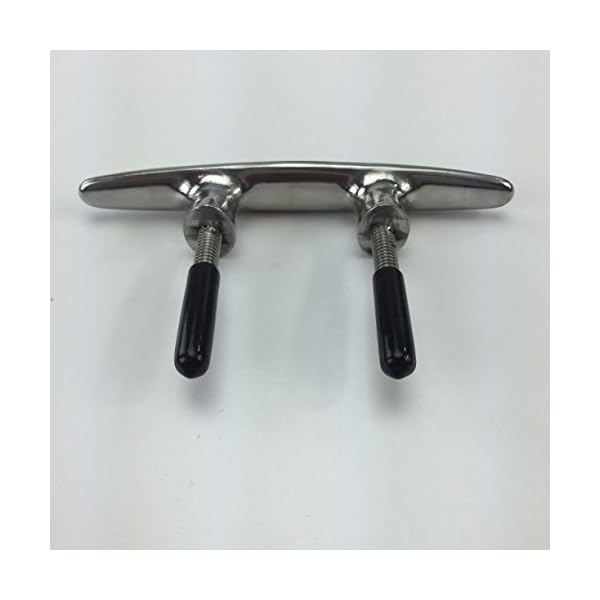 BRAND-NEW-SET-OF-4-316-STAINLESS-STEEL-6-MARINE-BOAT-CLEAT-CLEATS-WITH-STUDS