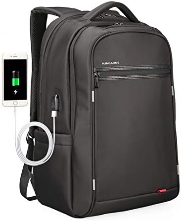 Christmas gift Kingsons Anti theft Travel Backpack Multifunction USB Charging Port Laptop Backpack 17 inch for men