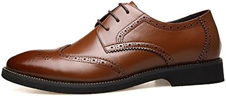 Feetmat Mens Oxford Shoes Lace up Wingtip Dress Shoes
