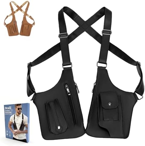 Amazon.com: WOSLXM Double Shoulder Armpit Bag,Double Shoulder