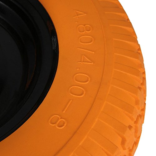 Wheelbarrow Wheels 16" Flat-Free Wheel Barrow Flat Free Tire Foamed Polyurethane Wheelbarrow Tire 4.80/4.00-8"