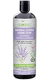 Castile Soap Organic French Lavender by Sky Organics (8oz), Plant Based Liquid Soap and All Purpose Wash, Vegan & Cruelty-Free, Lavender Essential Oils Natural Castile Soap Savon de Marseille