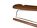 25 Quality Hangers Wooden Hangers Beautiful Sturdy Suit Coat Hangers with Locking Bar Gold Hooks (25)