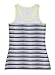 Prince Girls Racer Back Athletic Tennis Tank Top (Medium (10/12), BLACK/WHITE)