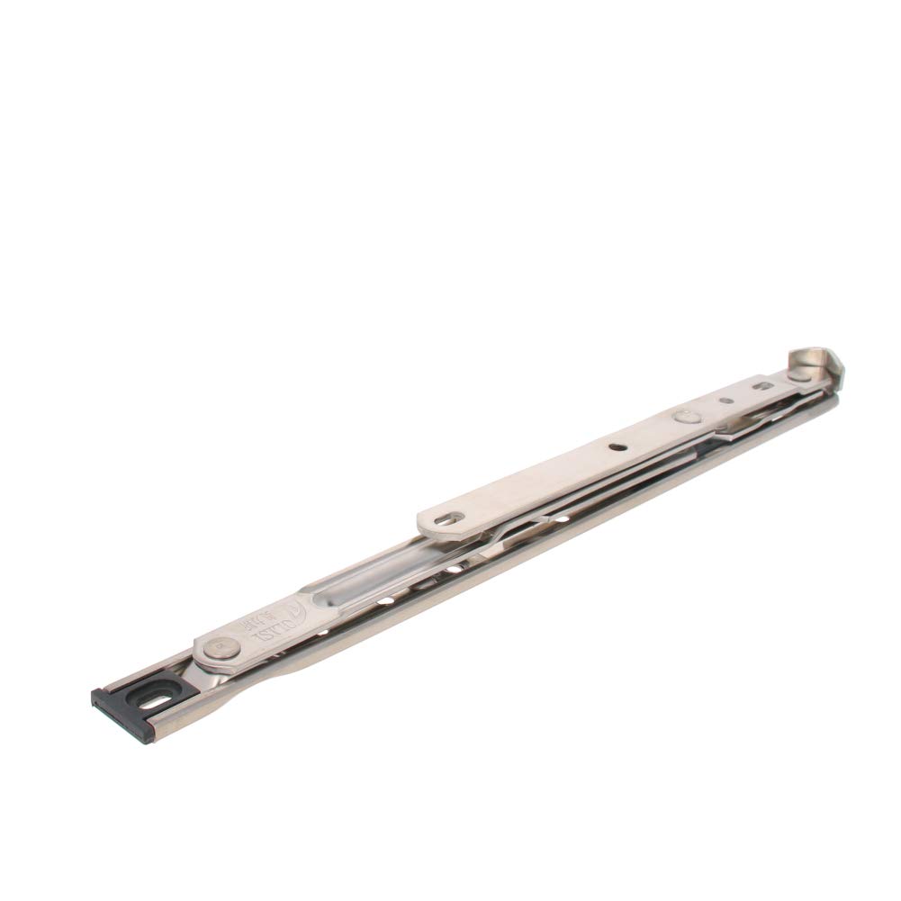 MroMax 12 Inch Square Slot Casement/Hanging Window Hinge and 202 Stainless Steel Silver Tone 1PCS — image 1