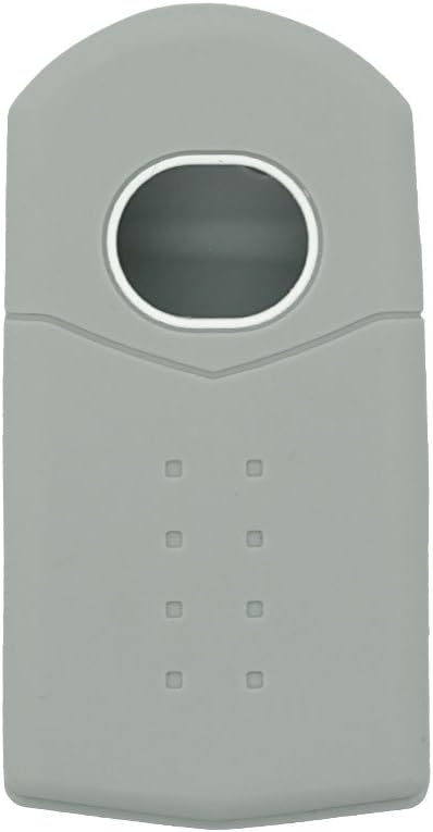 BROVACS Silicone Cover Protector Case Holder Skin Jacket Compatible with MAZDA 3 Button Flip Remote Key Fob CV2532 Grey - Image 3